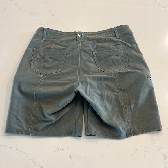 Kuhl Anfib Gray Hiking Utility Outdoor Shorts Size 8 - Picture 2 of 7